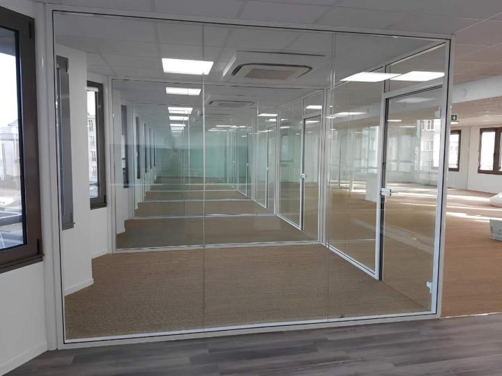 Des cloisons faciles à démonter.